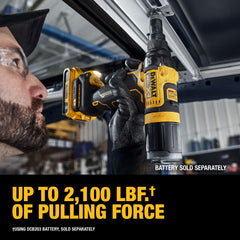 DEWALT DCF403B close-up of nose piece for fast tool-free changes