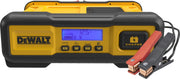 DEWALT front panel showing controls and robust housing, reliable workshop charging