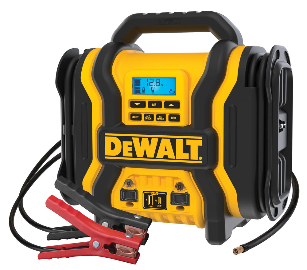 DEWALT DXAEPS14 front view showing controls and compact design for quick access