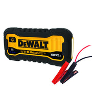 DEWALT front view showing compact jump starter and portability benefit