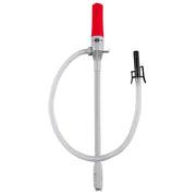 DEWAY front view of gray pump showing controls and portability benefit
