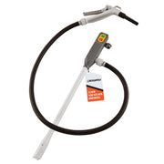 DEWAY stick fuel pump front view showing compact design and easy grip benefit