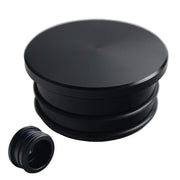 DEWHEL front view of billet turbo resonator cap showing clean profile and durable fit