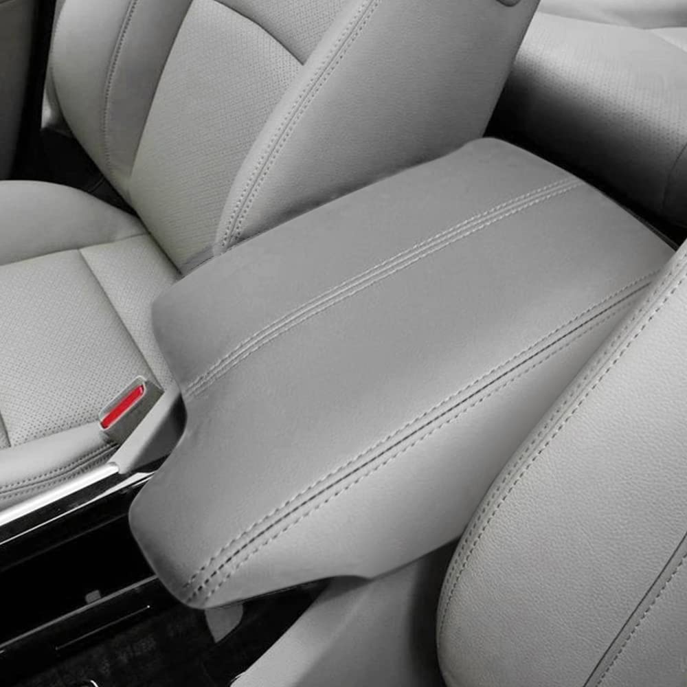 DEYTOP front view showing exact fit on Honda Accord armrest and neat protection