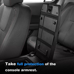 DEYTOP installed in-car top view demonstrating completed fit on console