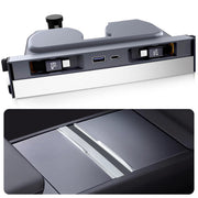 DGXWLLW front view installed in Tesla console showing integrated fit and clean look