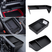 DIAMOOKY front view of console organizer showing fitted design and tidy storage benefit