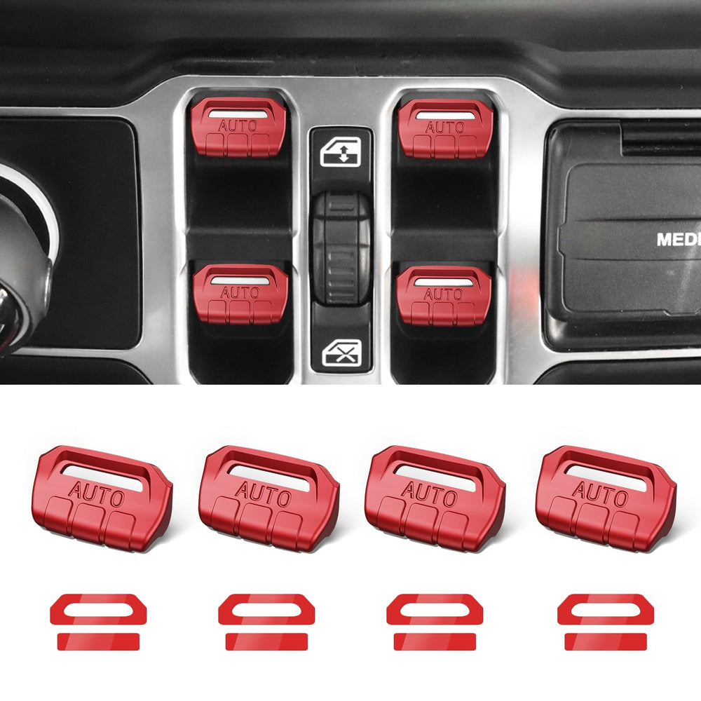 DIAMOOKY front view showing four switch covers, protects switches and upgrades style
