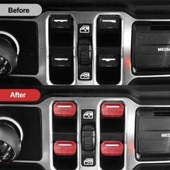 DIAMOOKY installed on front door switch, provides flush OEM-like fit and protection