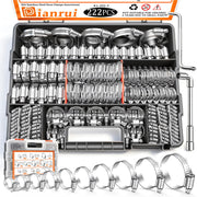Dianrui front packaging showing full clamp kit and portable box for organized storage