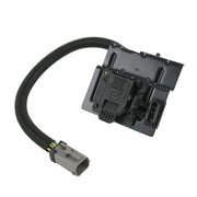 DICMIC front view of wiring harness showing plug faces and bracket for easy replacement