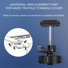 DICMIC rear clamp close-up illustrating durable plastic and grip