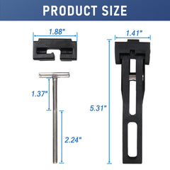 DICMIC T-bolt and nut detail highlighting corrosion-resistant aluminum
