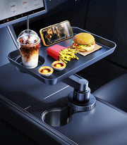 DICMKY front view tray installed showing stable eating surface