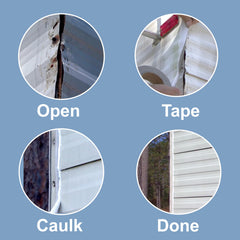 Dicor close-up of cured sealant texture demonstrating smooth, flexible finish