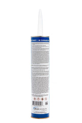 Dicor nozzle detail for precise bead application and cleaner seams