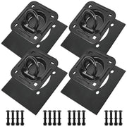 Digank front view of four recessed D-ring anchors showing compact set and benefit of strong tie points