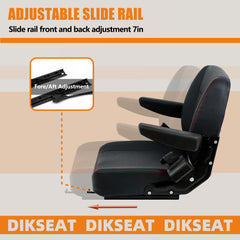DIKSEAT micro switch and buckle detail improving operator protection