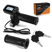 Dilomber throttle front assembly showing integrated handlebar control and easy fit