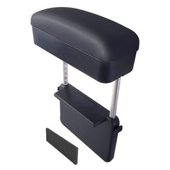Dimeani front view of armrest storage box showing clean design and easy install benefit