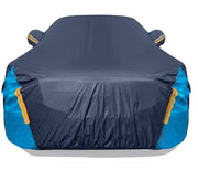 DINGHAO front view covered sedan showing full protection and neat fit