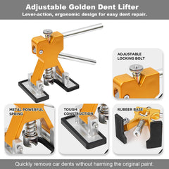 DIQDI golden lifter close-up with reinforced aluminum joint for stronger pulling performance