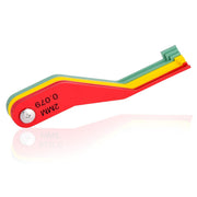 DITKOK gauge front view showing compact 9-blade set and benefit of easy inspection