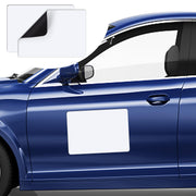 DIYMAG front view magnet on car door showing clear branding placement and durability