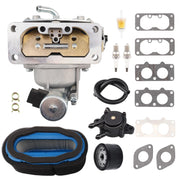 DKIIGAME carburetor front view showing clean cast body and mounting ports benefit correct fit