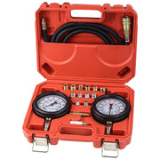 DKwoeshg open case showing organized gauges and adapters for fast diagnostics