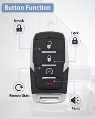 DLGHPO rear detail of key fob shell showing durable finish and fit benefit
