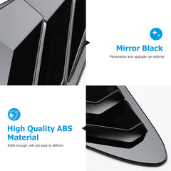DLOVEG louvers with double-sided tape included for tool-free adhesion