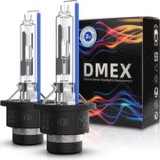 DMEX D2R front packaging showing included two bulbs and benefits