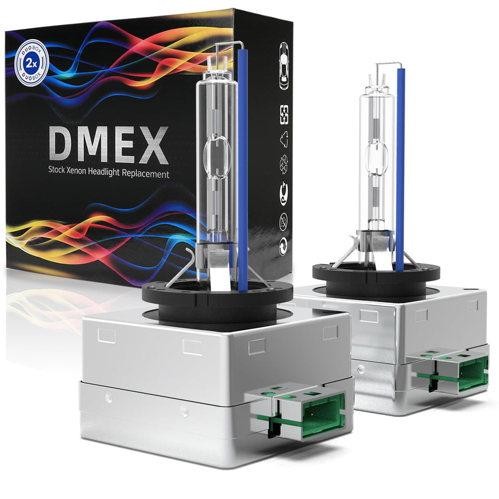 DMEX D3S front view pack of two showing clean bright design and quick replacement benefit