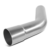 DNA MOTORING front view of 45° bend pipe showing clean mandrel curve and fit benefit