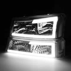 DNA MOTORING bumper parking and turn lamp detail illustrating clean signal optics