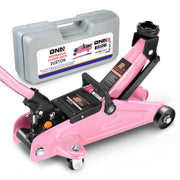 DNA MOTORING front view of pink jack showing compact profile and fast positioning