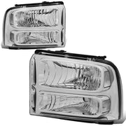 DNA MOTORING front assembly pair showing chrome clear finish and improved appearance