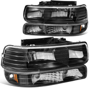 DNA MOTORING front packaging showing complete headlight and bumper kit, easy upgrade