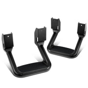 DNA MOTORING front view of side hoop step showing rugged finish and fit