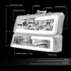 DNA MOTORING close-up of 3D LED DRL bar highlighting bright accent lighting