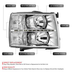 DNA MOTORING side profile lens detail highlighting durable polycarbonate clarity