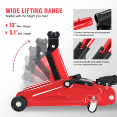 DNA MOTORING swivel casters detail for smooth maneuvering and precise placement