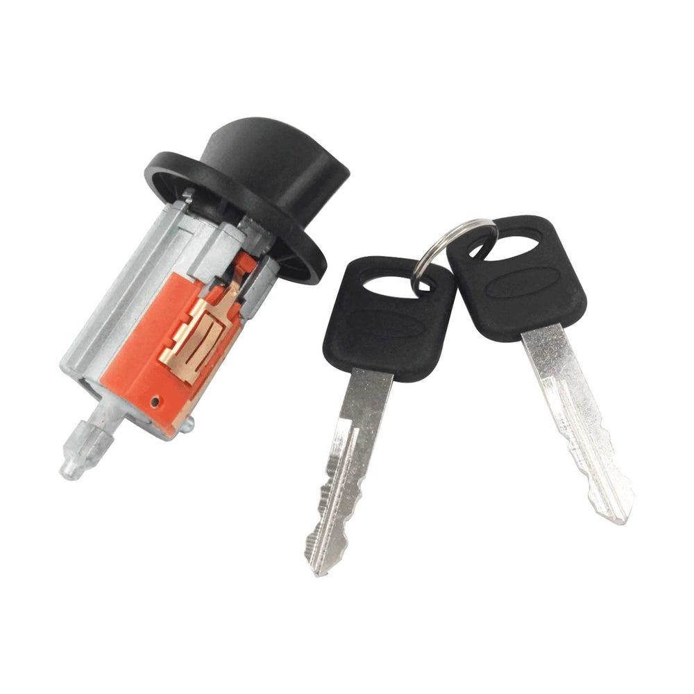 Dngbymx front view of ignition lock cylinder showing fit and durable finish
