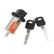 Dngbymx front view of ignition lock cylinder showing fit and durable finish