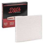 Doc's Diesel front packaging showing filter and branding, assures correct fit