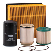 Doc's Diesel kit front packaging showing all included filters and clear compatibility benefits