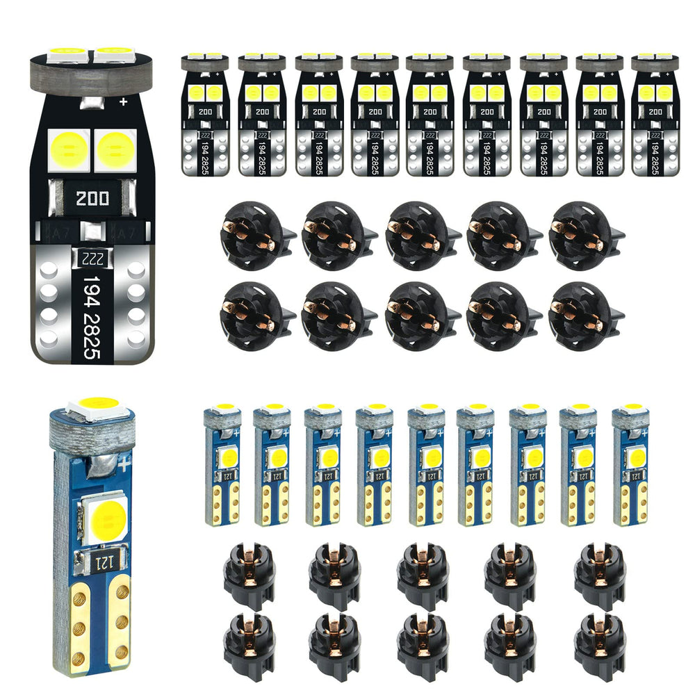 DODOFUN front packaging showing 20 LED bulbs and twist sockets, clear kit benefit