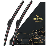 DOG TAIL front pack shot showing two 22 inch blades and adapters for quick upgrade