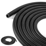 dojobkinb front view of coiled fuel hose showing label and length, durable build